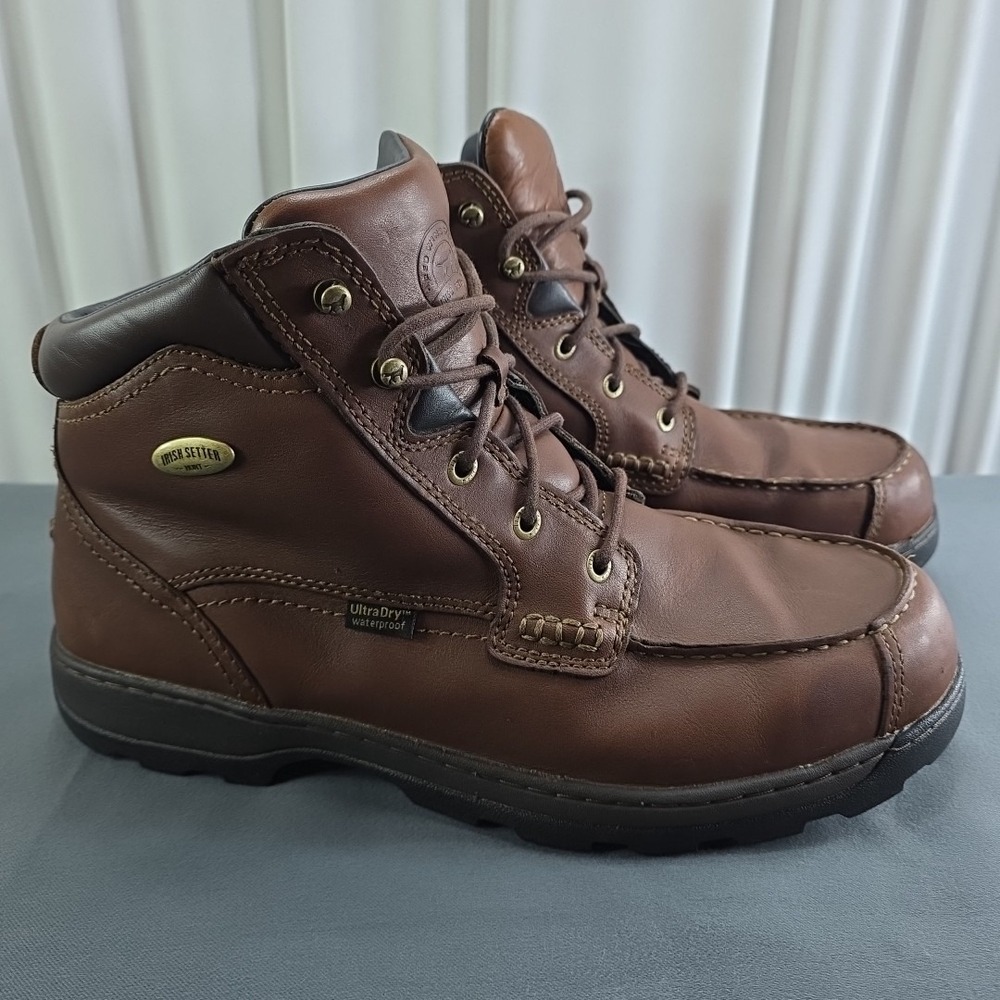 Red Wing Irish Setter Mens Hunt Soft Paw Leather Chukka Waterproof Boots Size 13